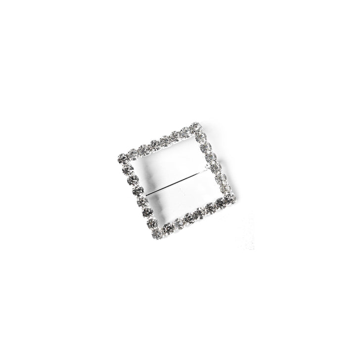 Square mirror with decorative border on a white background