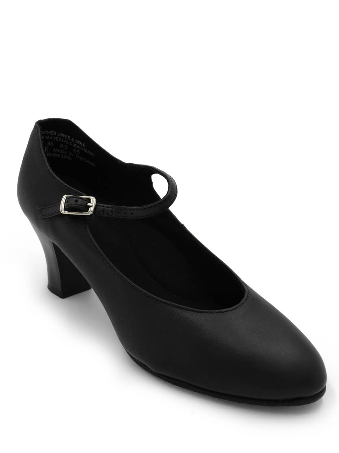 Capezio 2 Student Footlight Character Shoe Black 650
