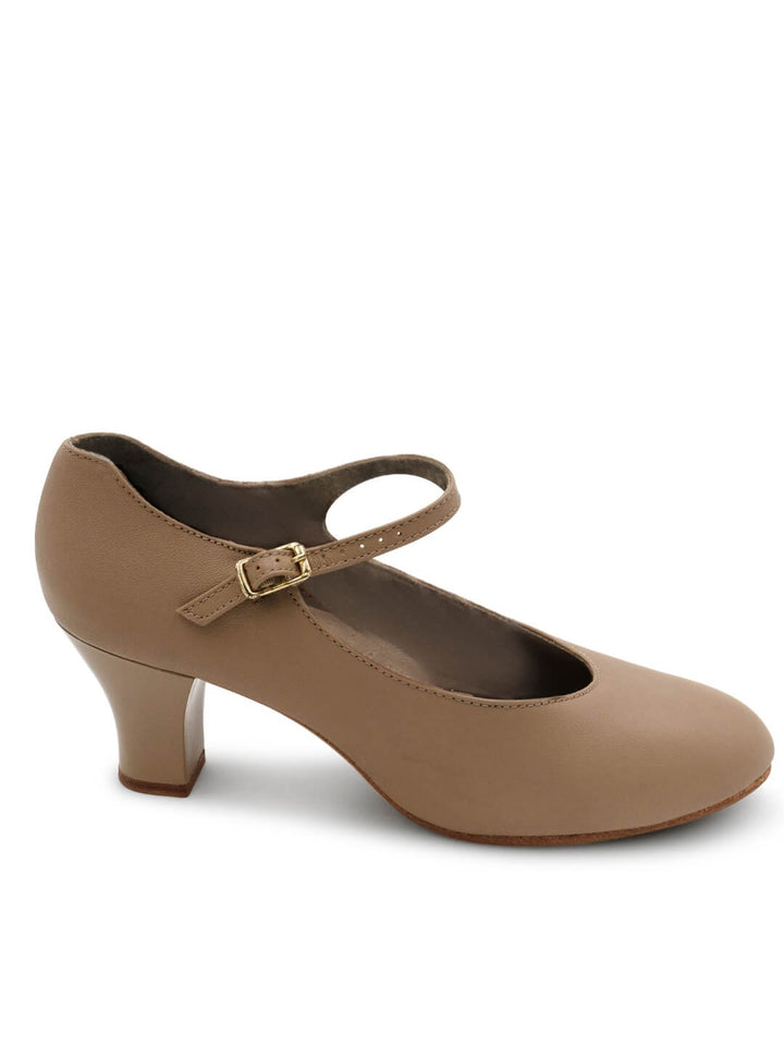 Capezio 2 Student Footlight Character Shoe Caramel 650