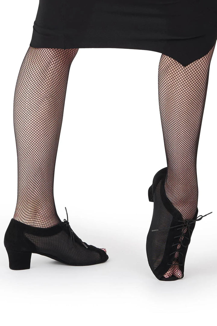 Beatrice 1.5" Mesh Upper Lace-Up Ballroom Shoe