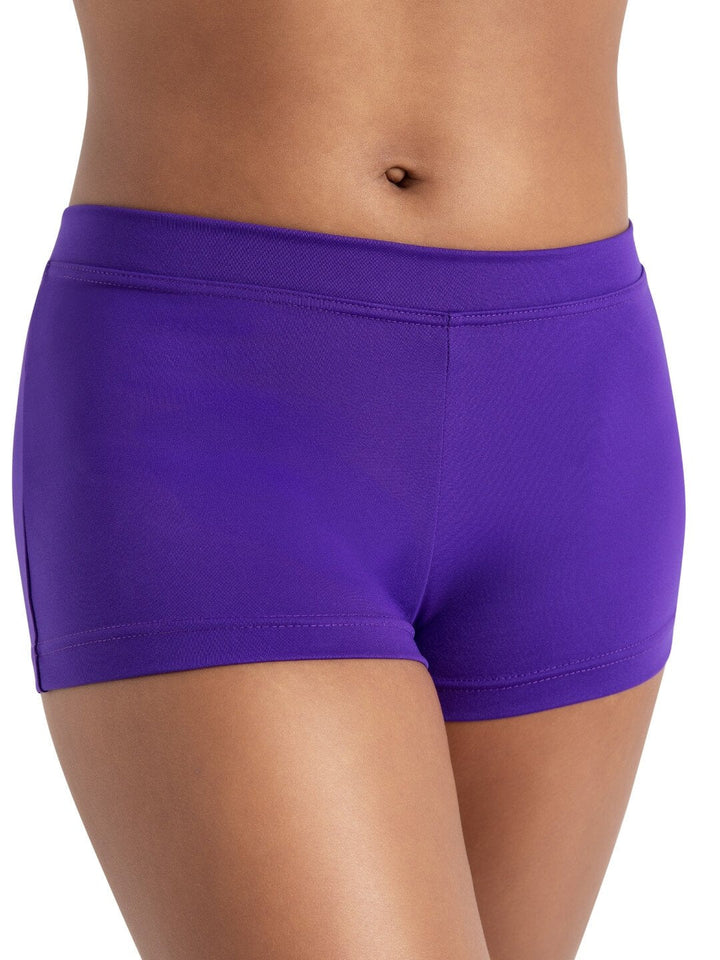 Capezio Boy Cut Low Rise Shorts Purple TB113