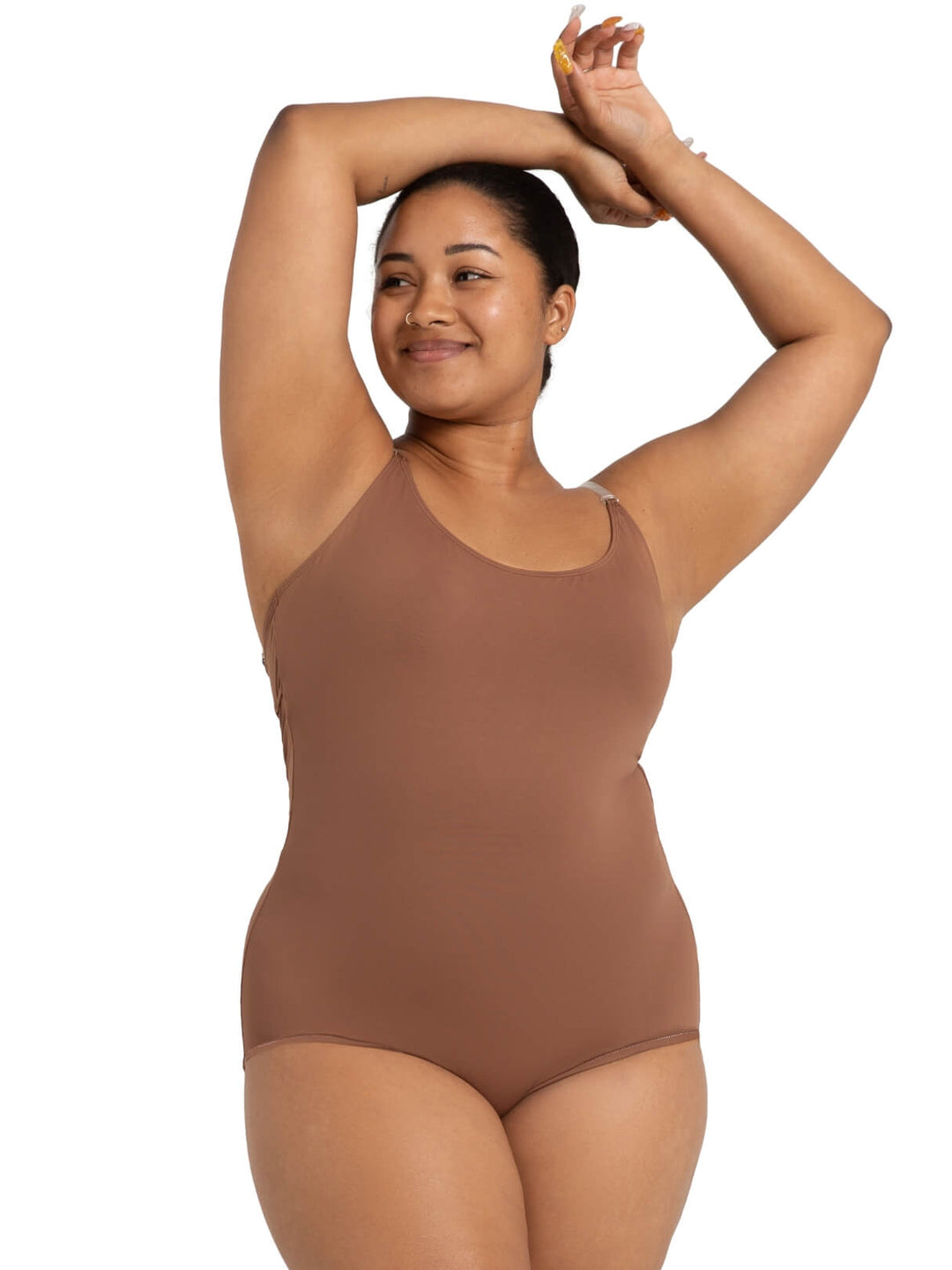 Capezio Camisole Leotard W Bratek Skintone 60 3565