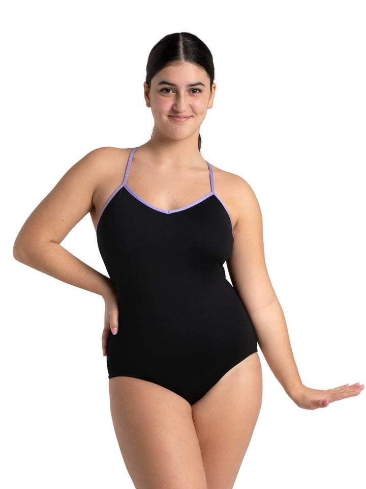 Capezio 12017C/12017W Mesh Back Halter Leotard - Closeout
