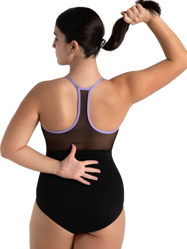 Capezio 12017C/12017W Mesh Back Halter Leotard - Closeout