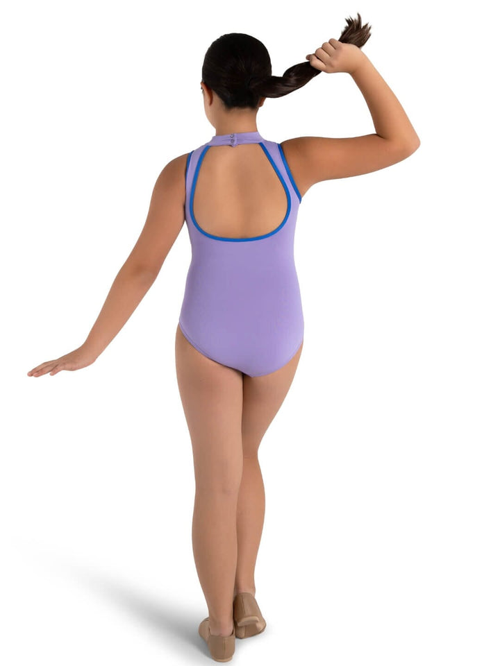 Capezio 12015C/12015W Zip Front High Neck Leotard - Closeout