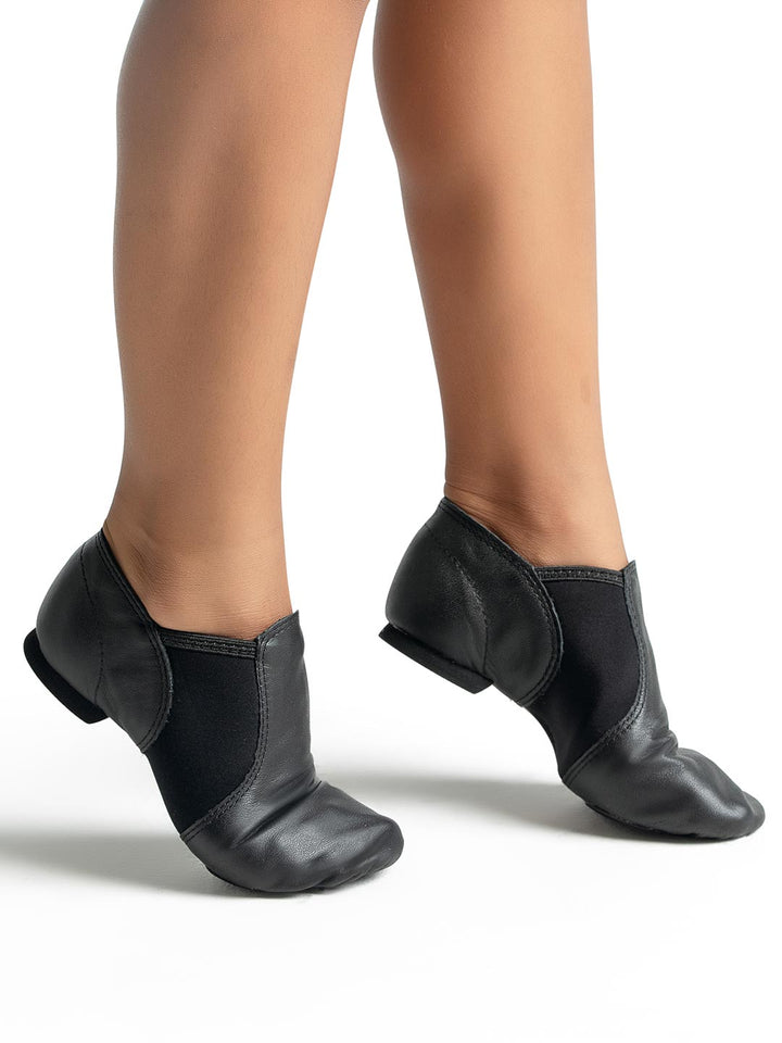 Capezio E Series Slip On Jazz Shoe Black Child EJ2C