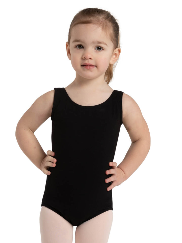 Capezio High Neck Tank Leotard Girls Black CC201C