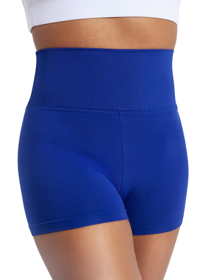 Capezio High Waisted Shorts Royal TB131