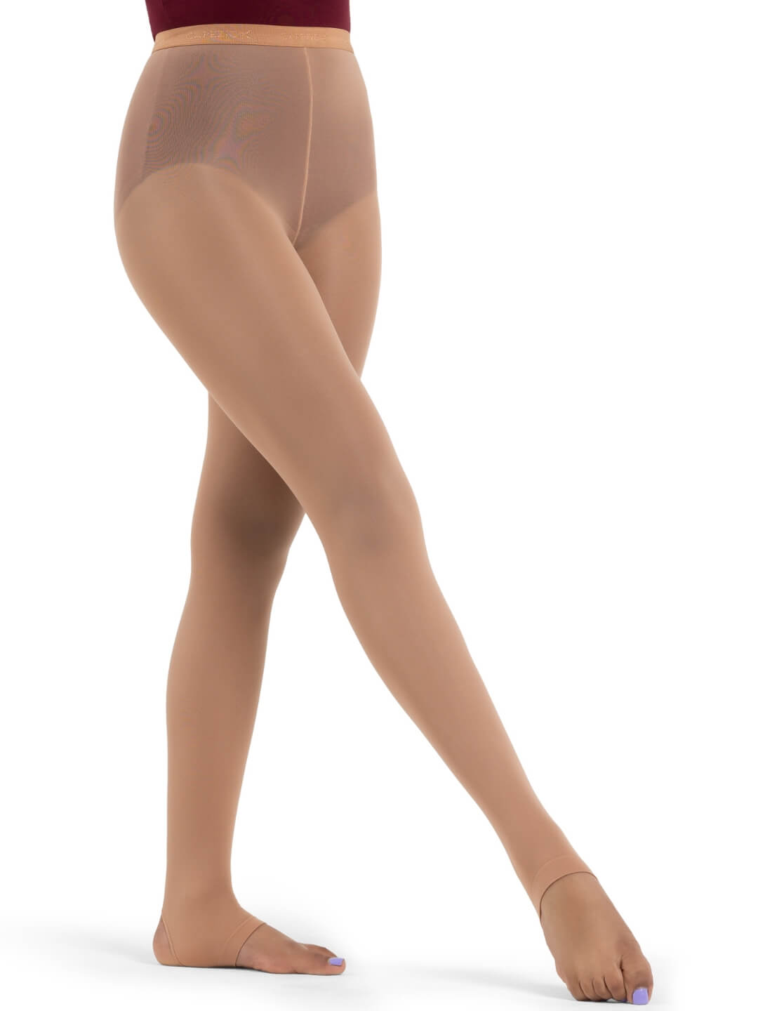 Capezio Hold & Stretch Stirrup Tight Suntan N145