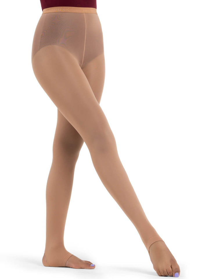 Capezio Hold & Stretch Stirrup Tight Suntan N145
