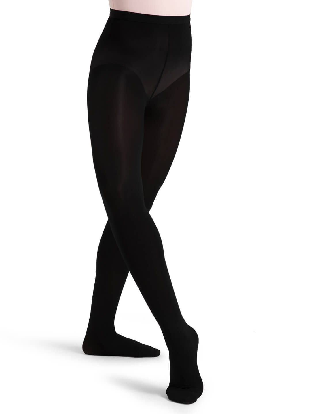 Capezio Hold & Stretch Footed Tight Black N14