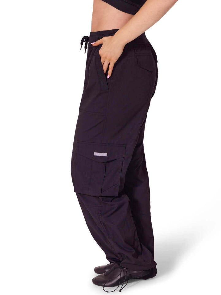 Capezio Jet Setter Dance Dynamics Studio Joggers Black F12555W