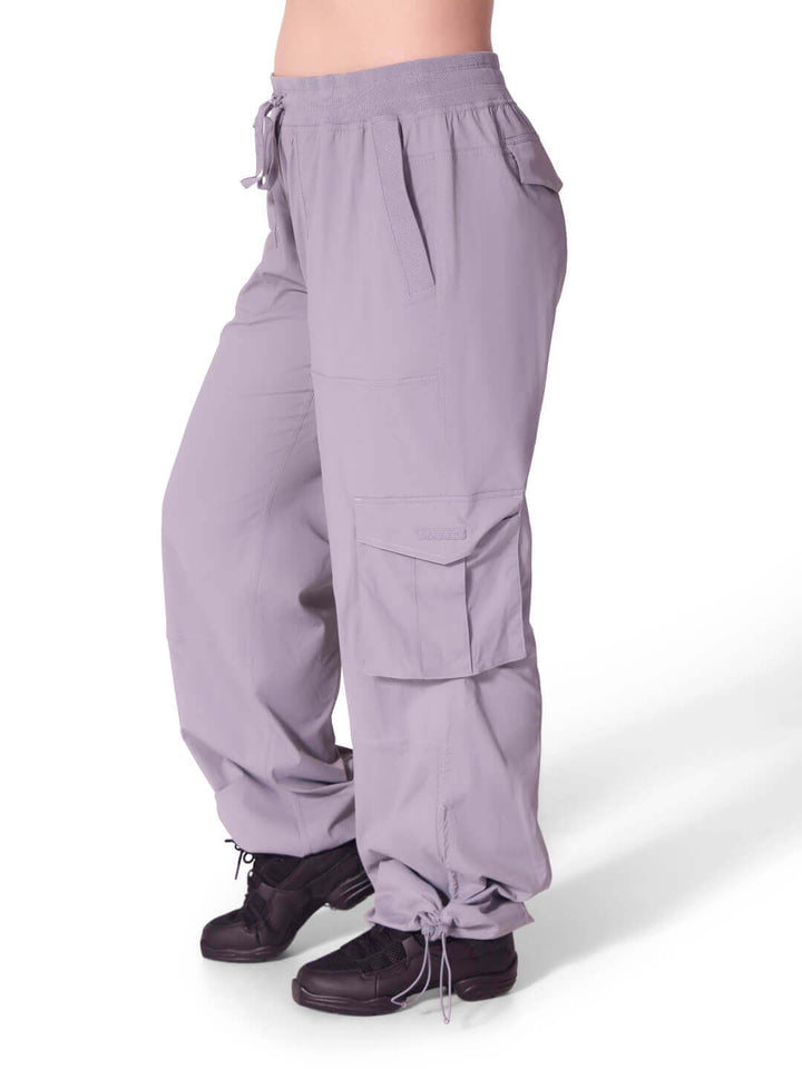 Capezio Jet Setter Dance Dynamics Studio Joggers Grey Metallic F12555W