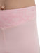 Close-up of a pink garment with a white background