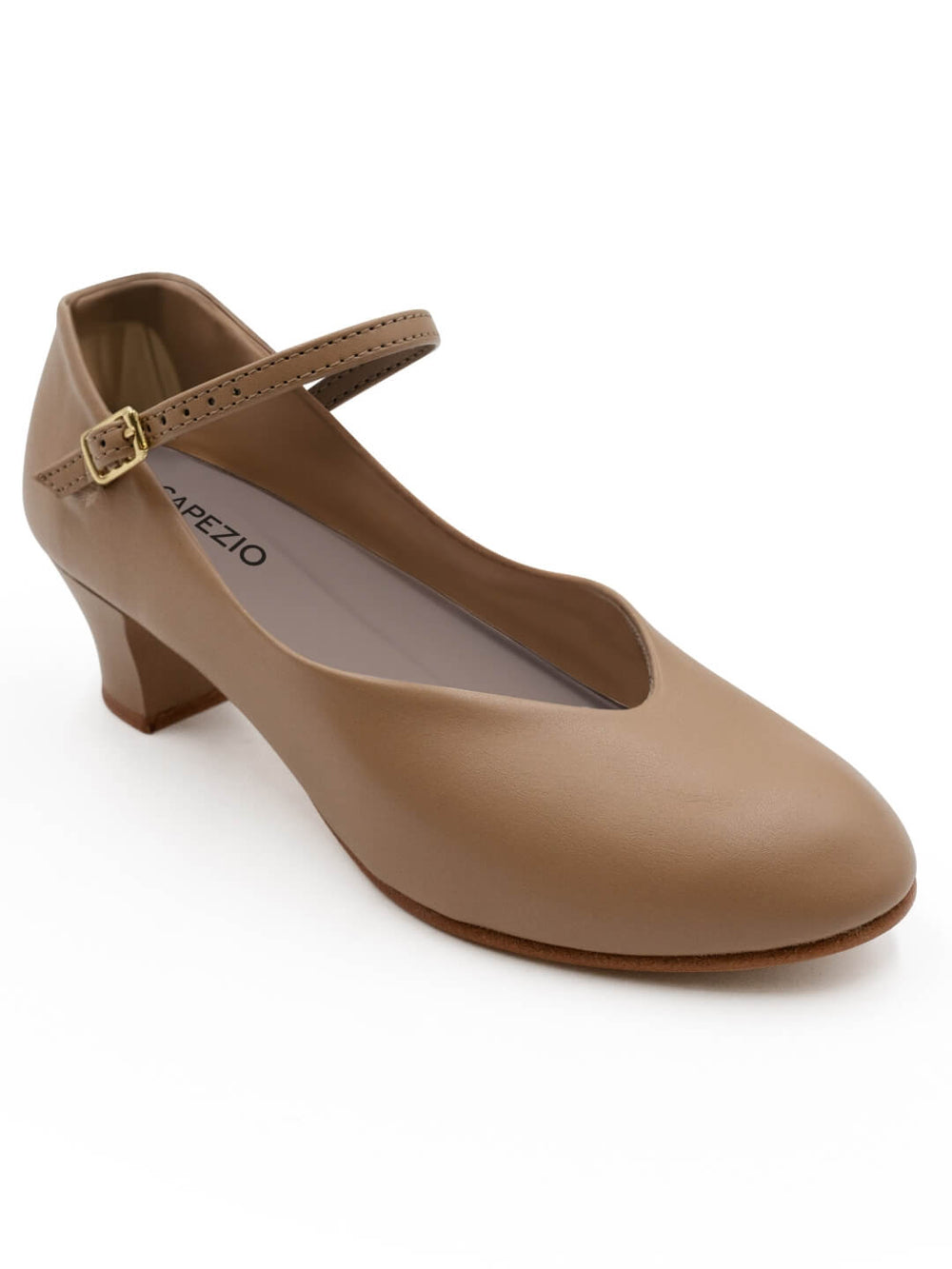 Capezio Jr Footlight Character Shoe Caramel 550