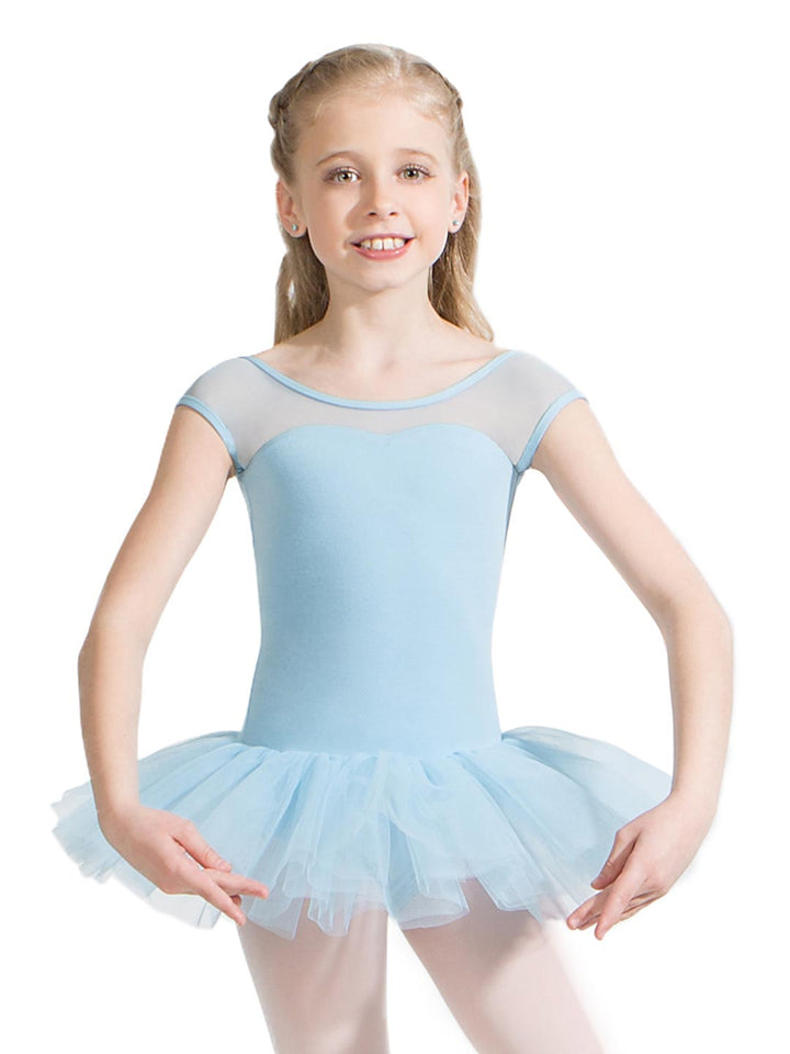 Capezio Keyhole Back Tutu Dress Girls Light Blue 11394C