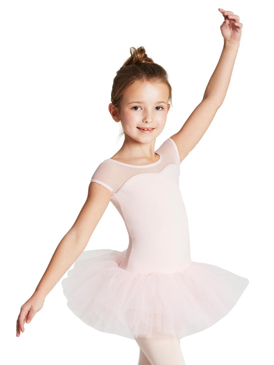 Capezio Keyhole Back Tutu Dress Girls Pink 11394C f