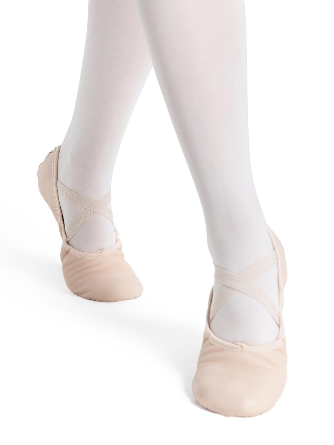 Capezio Leather Juliet Ballet Shoe Child Light Pink 2027C