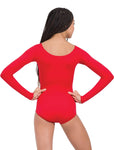 Capezio Women's Turtleneck Long Sleeve Leotard - Nylon/Spandex Dancewear With Back Zipper