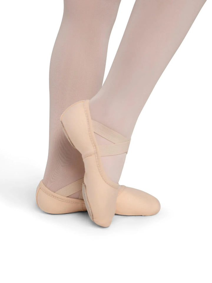 Capezio Girls Margot Canvas Ballet Slipper - Child
