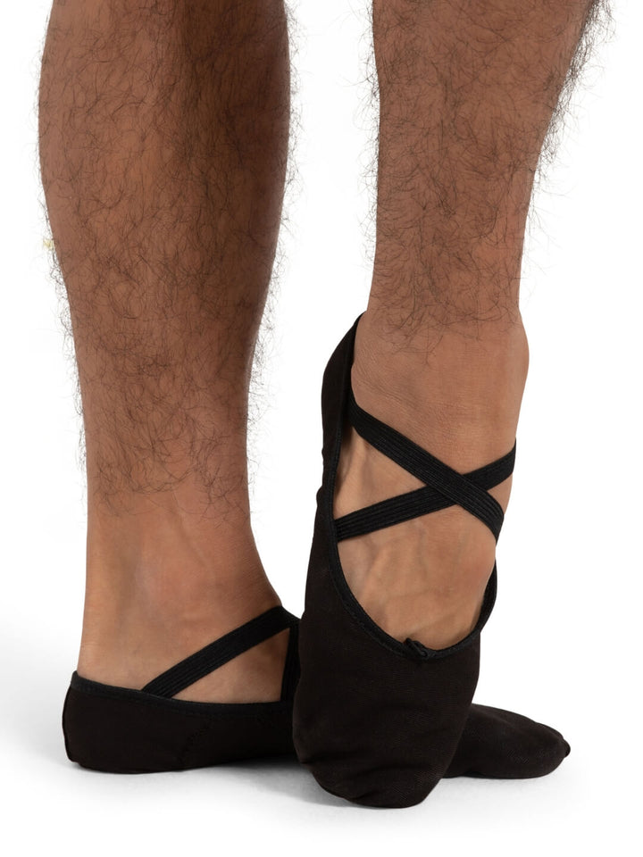 Capezio Mens Canvas Romeo Ballet Shoe Black 2021