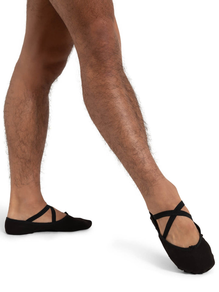 Capezio Mens Canvas Romeo Ballet Shoe Black 2021