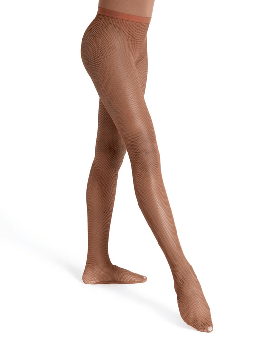 Capezio 3000 Professional Fishnet Seamless Tight - Chestnut