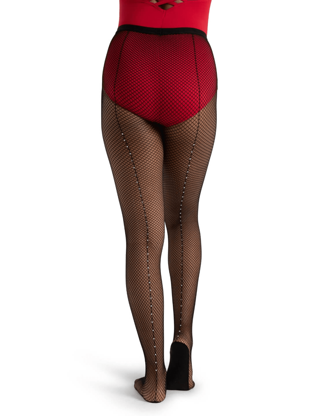 Capezio 3005W Professional Rhinestone Fishnet Tights