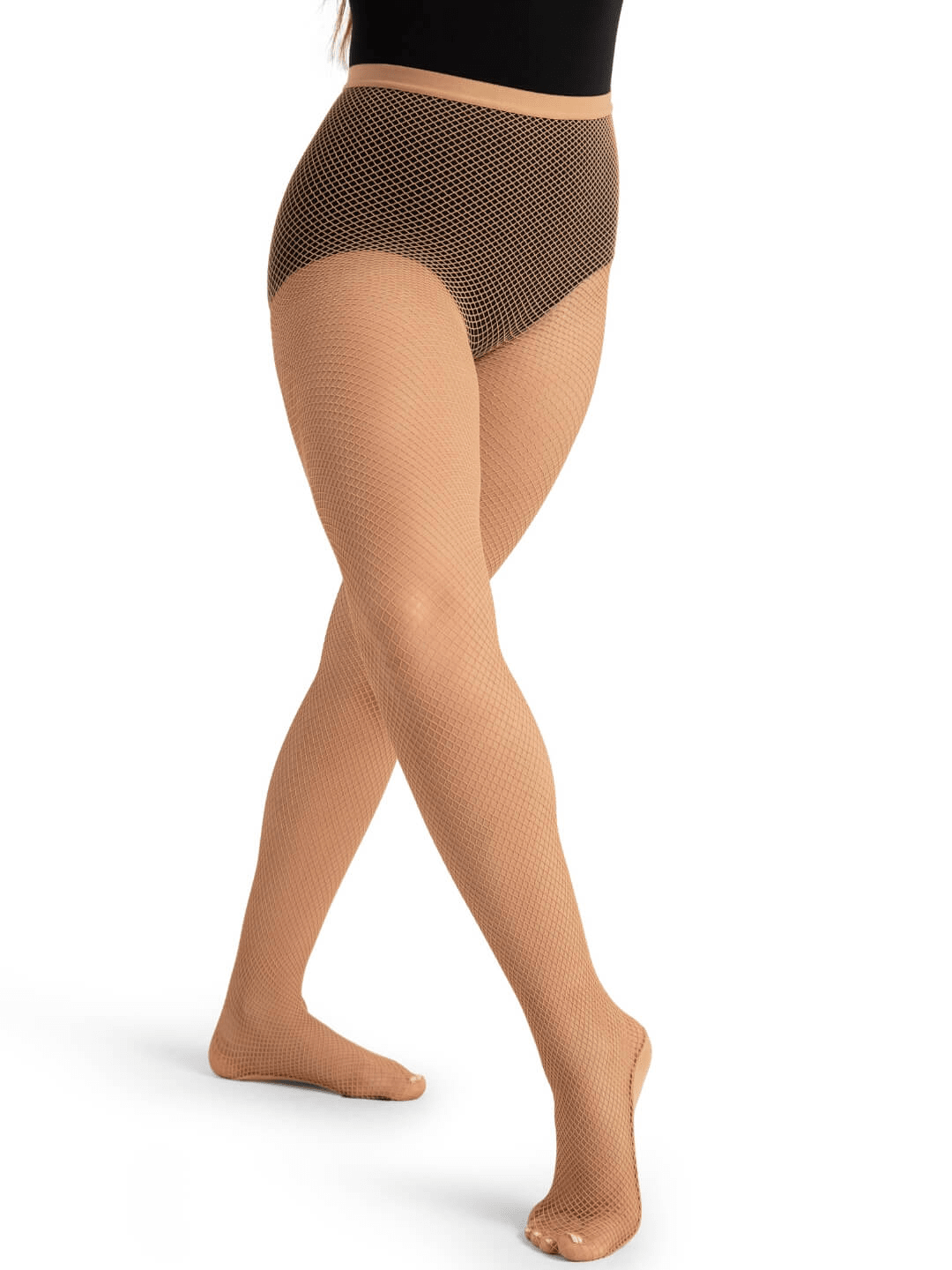 Capezio 3005W Professional Rhinestone Fishnet Tights