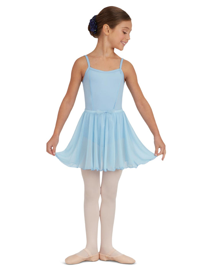 Girls Pull On Mesh Skirt  with Bow