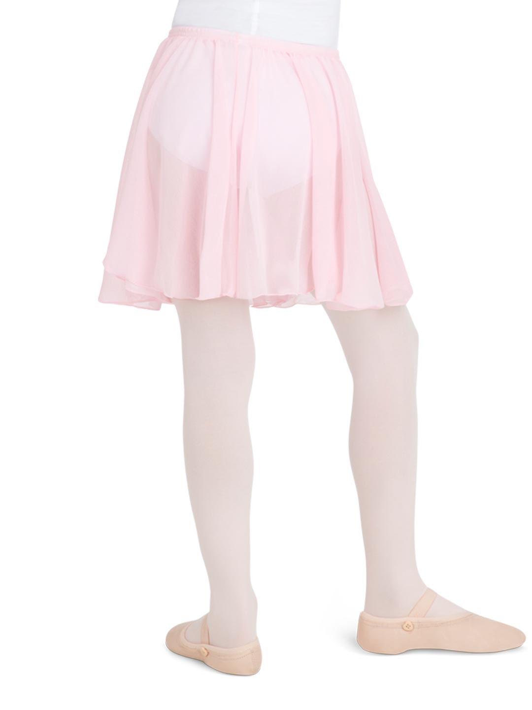 Girls Pull On Mesh Skirt  with Bow