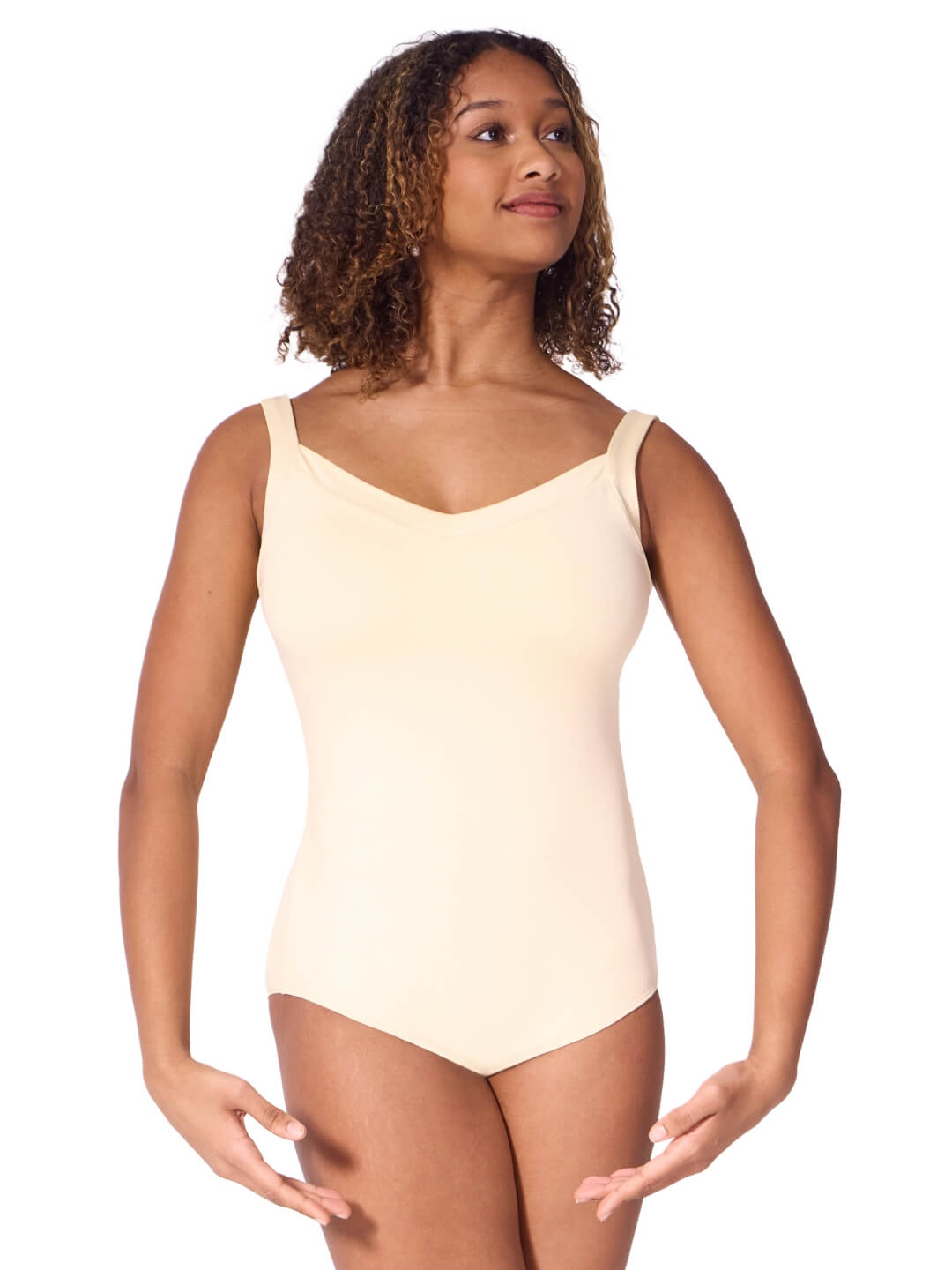 Capezio Reminiscence Dreamy Tank Leotard Butter F12602W