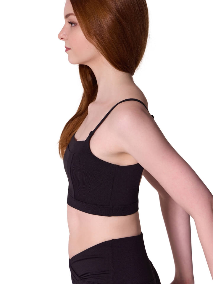 Capezio Reminiscence Fondness Bra Black F12604W