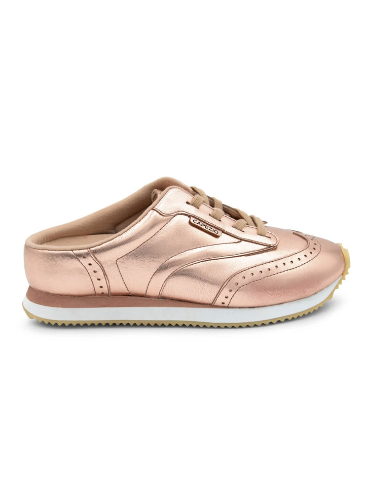 Roxy Leather Sneaker Slider