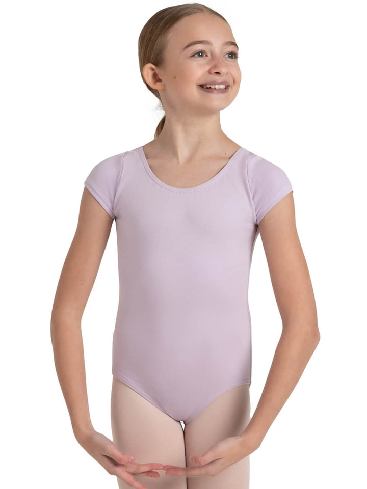 Capezio Short Sleeve Cotton Leotard - Girls