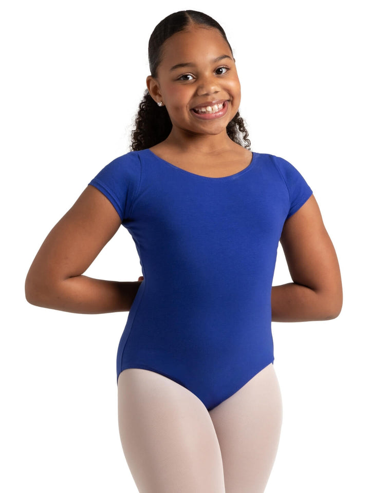 Capezio Short Sleeve Cotton Leotard - Girls