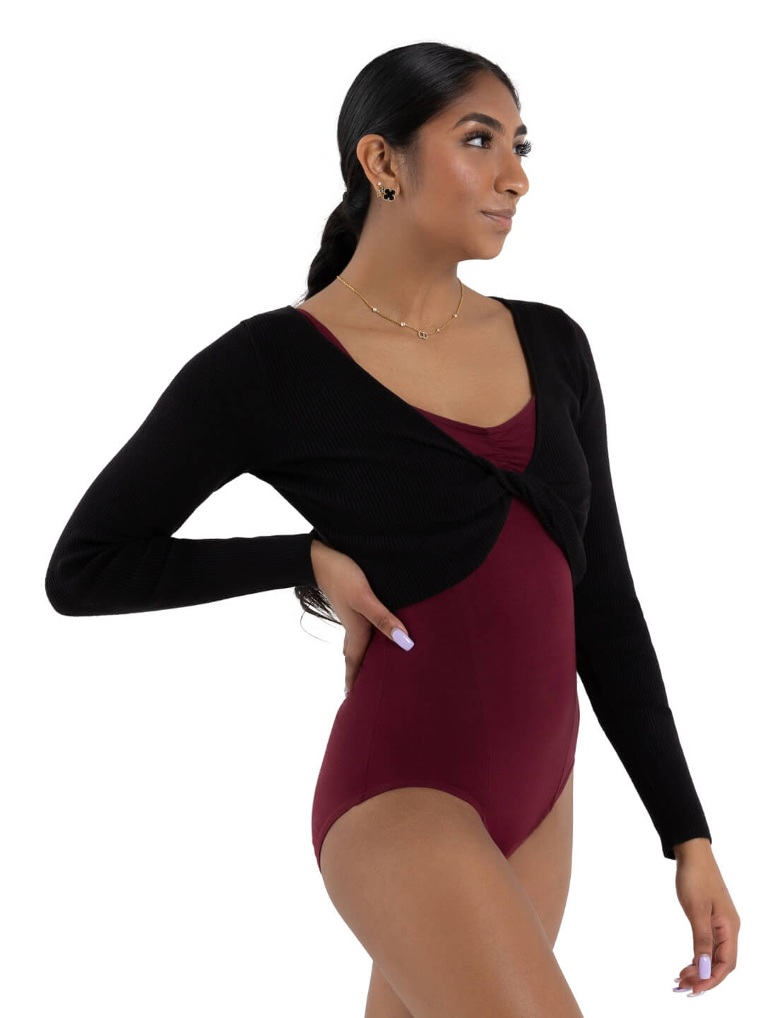 Capezio Ballet Shrug with Twist Front