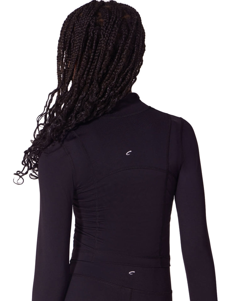 Capezio Soft Elegance Athletic Dance Jacket - Tween Black EL111T