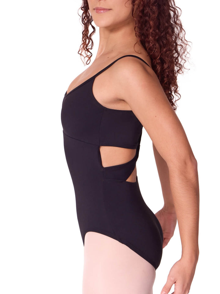 Capezio Soft Elegance Camisole Leotard with Twist Back Black EL101W