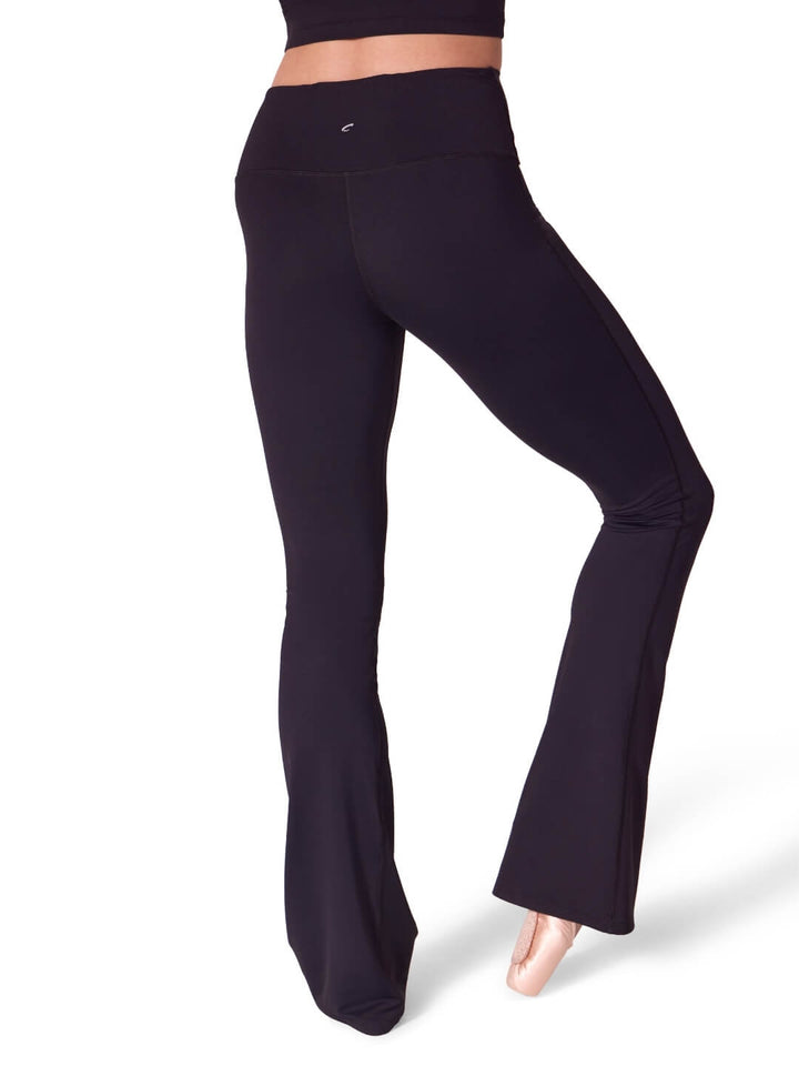 Capezio Soft Elegance Flare Leggings Black EL112W