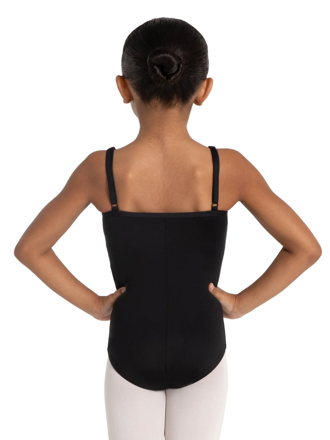 Capezio Studio Collection Camisole Princess Seam Leotard Girls Black SE1072C