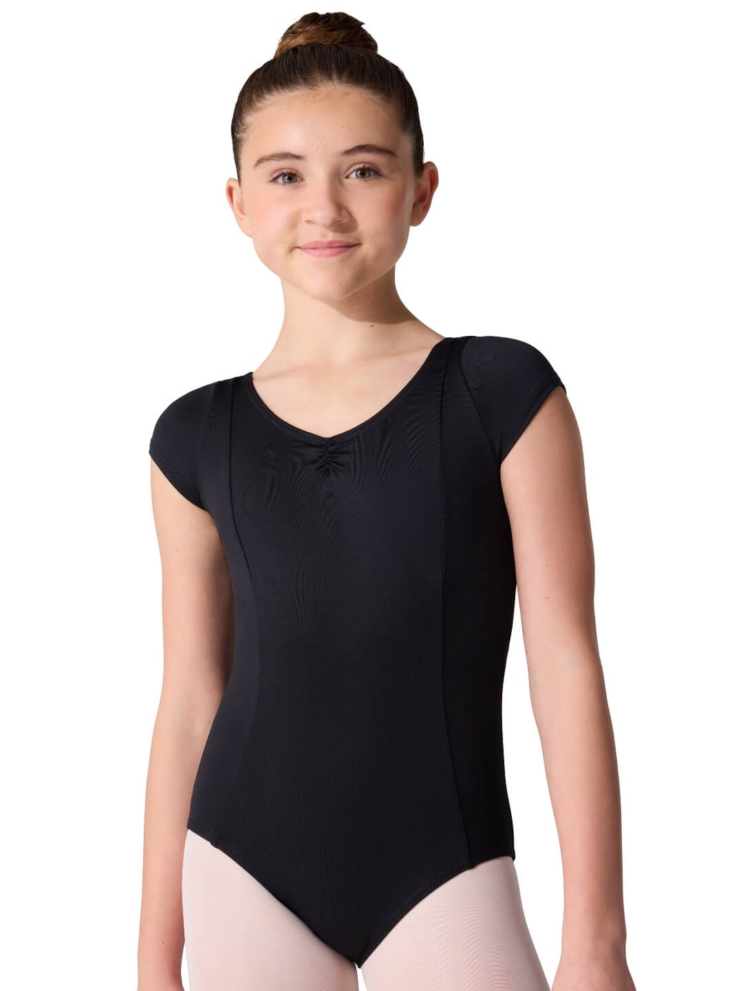 Capezio Studio Collection Cap Sleeve Leotard Child Black SE1014C