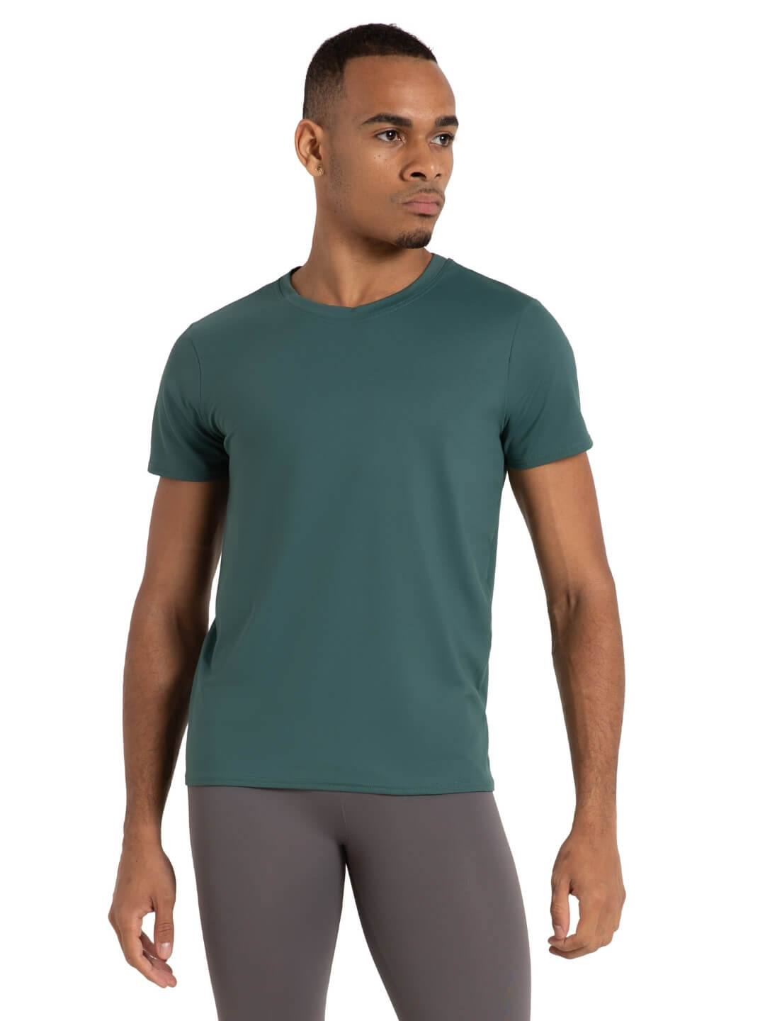 Capezio Studio Collection Crew Neck Tee - Mens Hunter SE1061M
