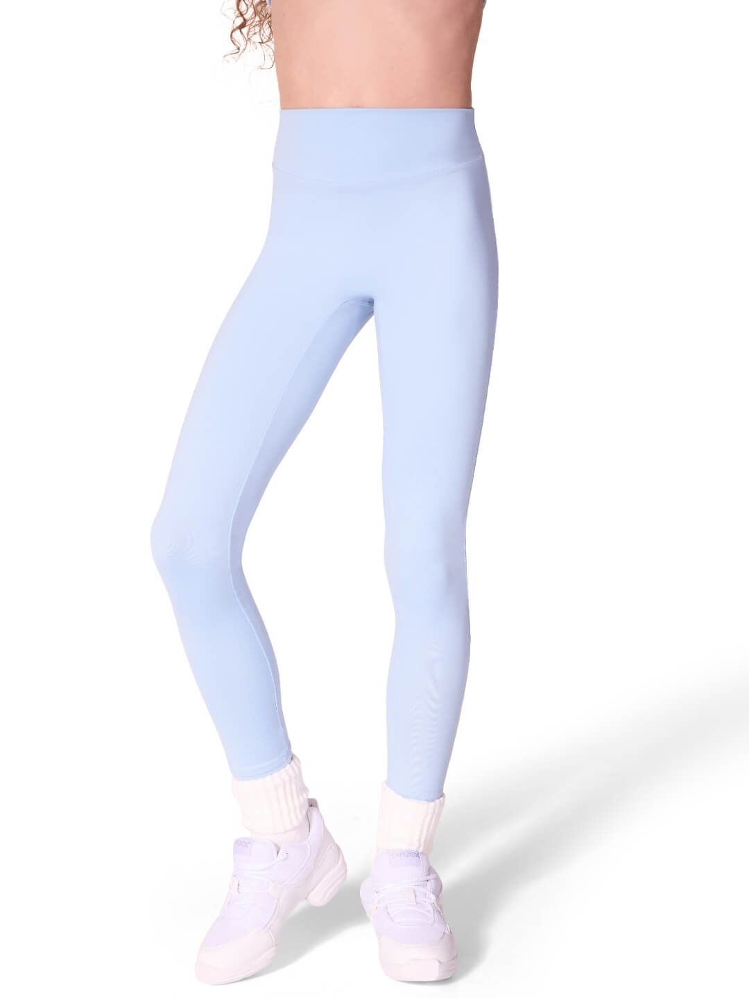 Capezio Studio Collection Elevate Ankle Legging Light Blue SE2019W