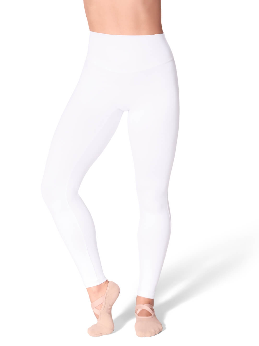Capezio Studio Collection Elevate Ankle Legging White SE2019W