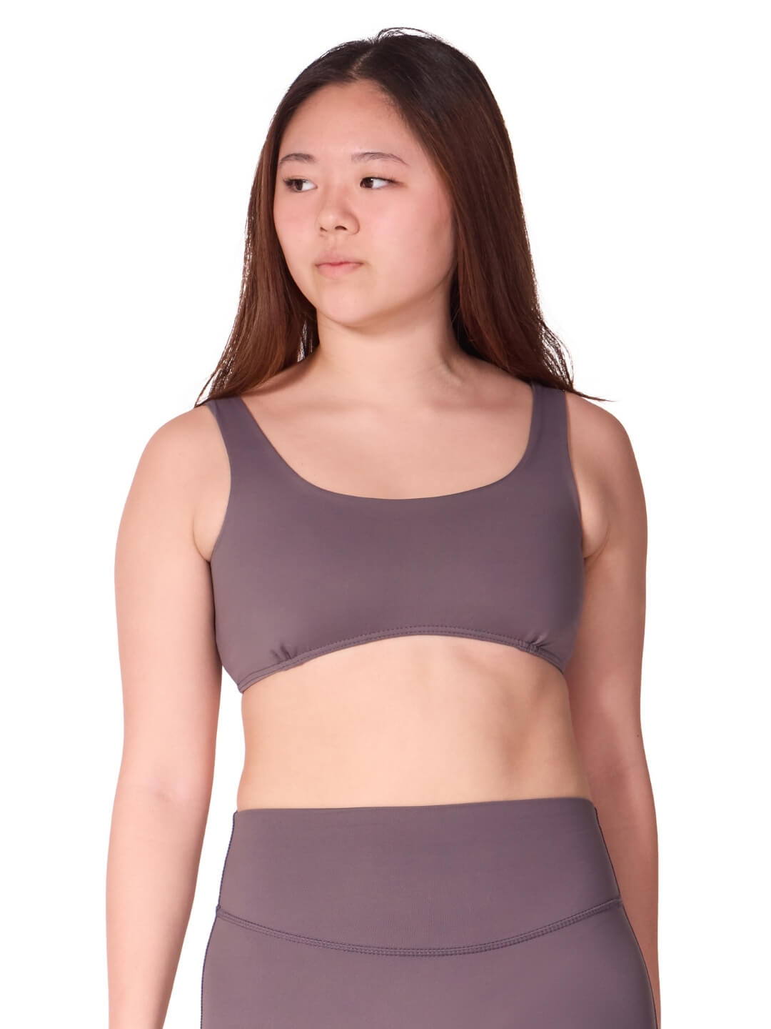 Capezio Studio Collection Everyday Sports Bra Gray SE2016W