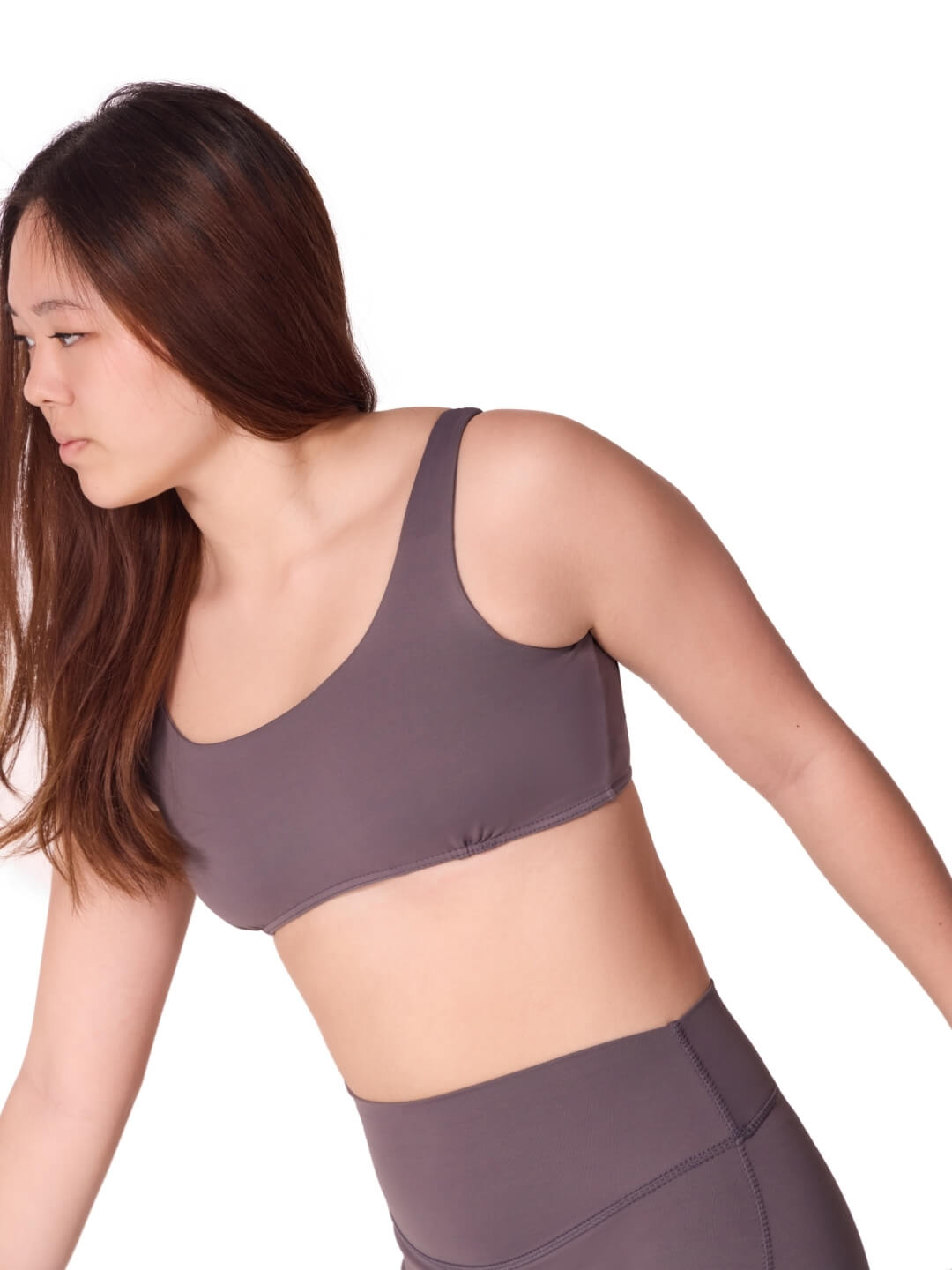 Capezio Studio Collection Everyday Sports Bra Gray SE2016W