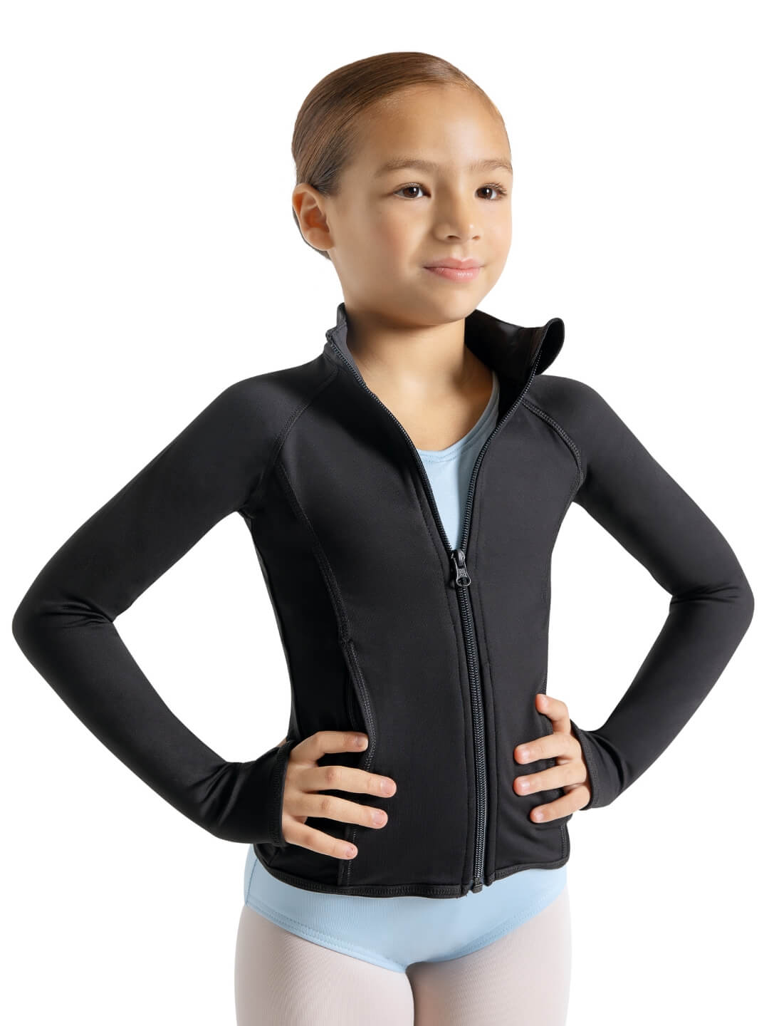 Capezio Studio Collection Jacket Child Black SE1069UC