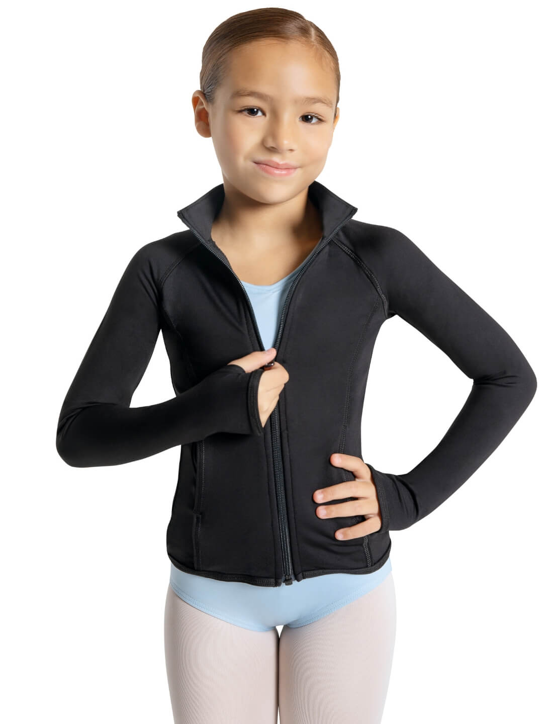 Capezio Studio Collection Jacket Child Black SE1069UC