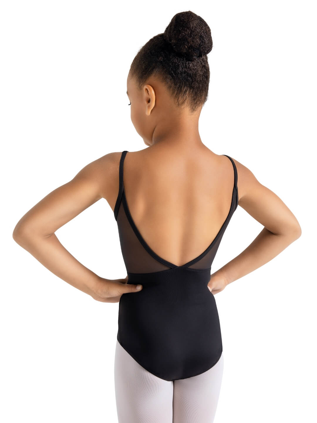 Capezio Studio Collection Mesh Back Camisole Leotard Girls Black SE1075C